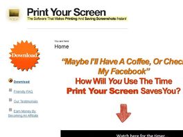 Go to: Print Your Screen - Probably Fastest Screen To Print Software Ever