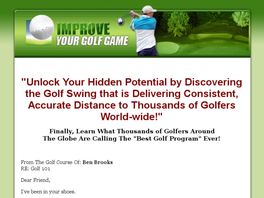 Go to: How To Improve Your Golf Game - *75% Commission Of $47*!