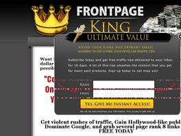 Go to: Frontpage King: Trade Secrets To Dominating Social Media Outlets