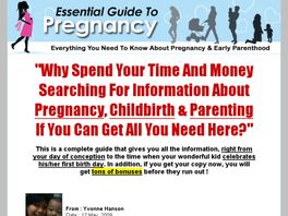 Go to: Pregnancy & Early Parenthood Guide.