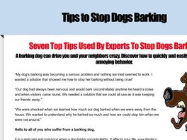 Go to: Seven Top Tips Used By Experts To Stop Dogs Barking