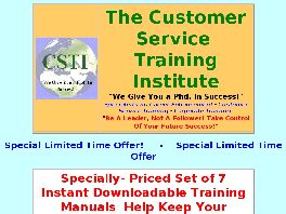 Go to: The Customer Service Training Institute.