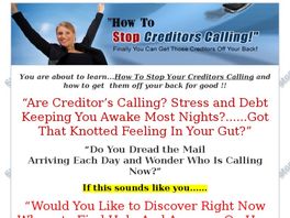 Go to: 'How To Stop Creditors Calling!'.