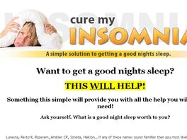 Go to: Cure My Insomnia