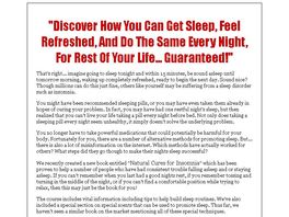 Go to: Natural Cures for Insomnia
