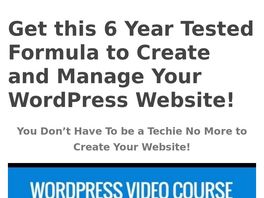 Go to: Wordpress Course By Techiemonster.com - New On CB