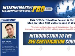 Go to: InternetMarketPro.com Seo Certification Video Course.