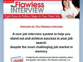 Go to: A New Professionally Written Job Interview Ebook. Top Commissions!