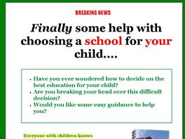 Go to: How to choose the best school for your child? (45 pages