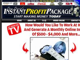 Go to: Instant Profit Package.