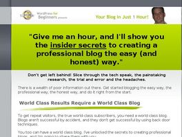 Go to: Blogging In Action: From Start To Six Figures With A Professional Blog