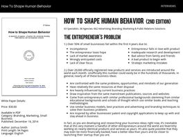 Go to: How To Shape Human Behavior
