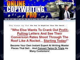 Go to: Online Copywriting Pro Video Course.