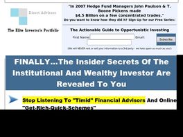 Go to: Elite Investment Advice, Models And Alerts.