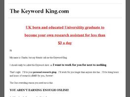 Go to: The Keyword King - Thousands Of daily top CB Products Keywords