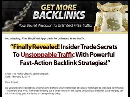Go to: Get More Backlinks