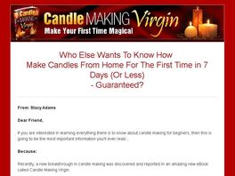 Go to: Candle Making Virgin