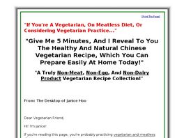 Go to: Vegetarian Recipe: The Chinese Way.