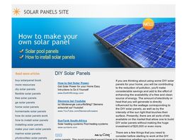 Go to: Solar Power Panel Book.
