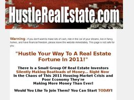 Go to: The Real Estate Hustle