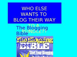 Go to: The Blogging Bible.