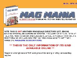 Go to: Mag Mania: Make Hundreds A Day Selling Magazine Subscriptions On eBay(R)!