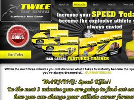 Go to: Twice The Speed Training System