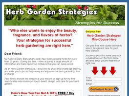 Go to: Herb Garden Strategies.