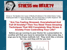 Go to: Eliminate Stress & Anxiety.