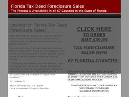 Go to: Florida Tax Deed Foreclosure Sales - 75% Affiliate Commission