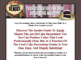 Go to: Cake Decorating Genius