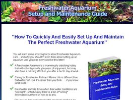 Go to: Freshwater Aquarium Setup and Maintenance Guide