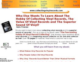 Go to: EBook(R) About Hobby Of Collecting Vinyl Records