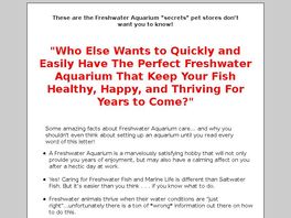 Go to: Freshwater Aquarium Guide