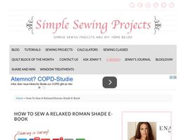 Go to: How To Sew Relaxed Roman Shades