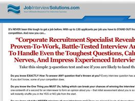 Go to: The Ultimate Job Interview Survival And Answer Guide