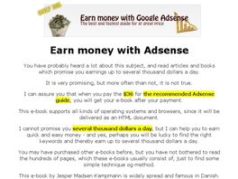 Go to: New Google Adsense Software, With A New Concept And A New Strategy.