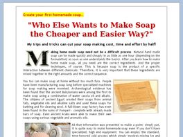 Go to: Natural Soap Making Secrets