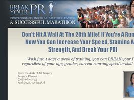 Go to: Marathon Training Program