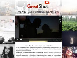 Go to: Greatshot, Video Tutorial About Mobile Photography And Selfie