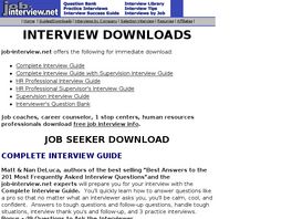 Go to: Job Interview Guides