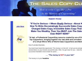 Go to: Sales Copy Club Membership Site.