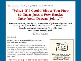 Go to: Land Your Dream Job with JobGuerrilla