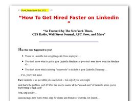 Go to: Guerrilla Linkedin Makeover