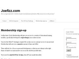 Go to: Joefizz Inner Circle Membership.