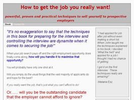 Go to: How To Get The Job You Really Want.