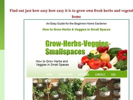 Go to: How To Grow Herbs And Vegetables In Small Spaces - Kitchen Gardens