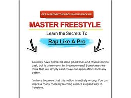 Go to: Freestyle Rap Master Course
