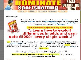 Go to: Dominate Sports Betting E-Book.