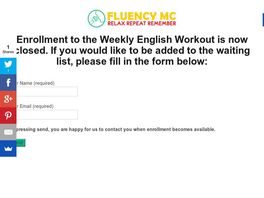 Go to: Practice Speaking English With Fluency Mc!